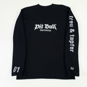 PIT BILL Germania ♡ NWOT Black Germania Long Sleeve Sweatshirt L
